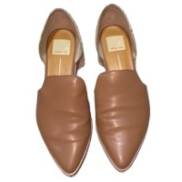 Dolce Vita Beige Cheetah Print Leather Kelsa D'Orsay Loafer Flats 7.5  - EUC - Picture 3 of 8